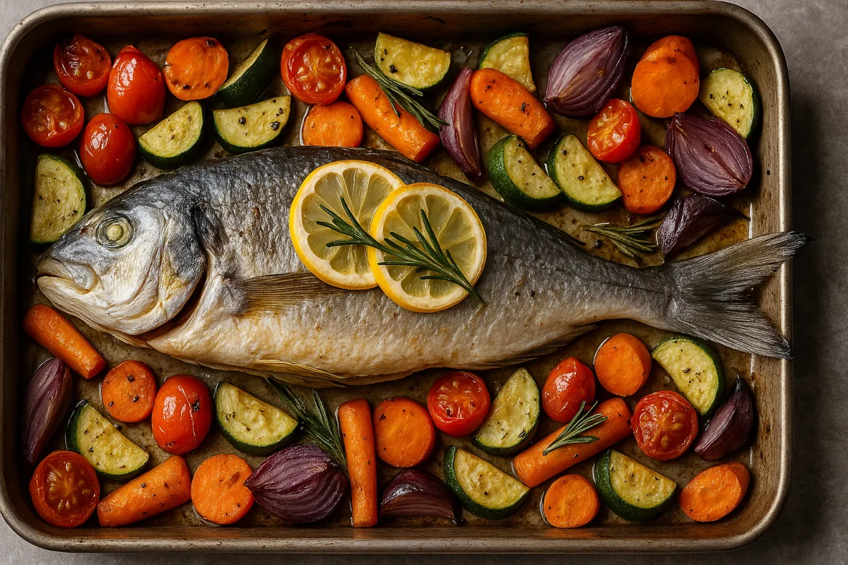 Pesce azzurro al forno con verdure di stagione: il procedimento che esalta davvero i sapori