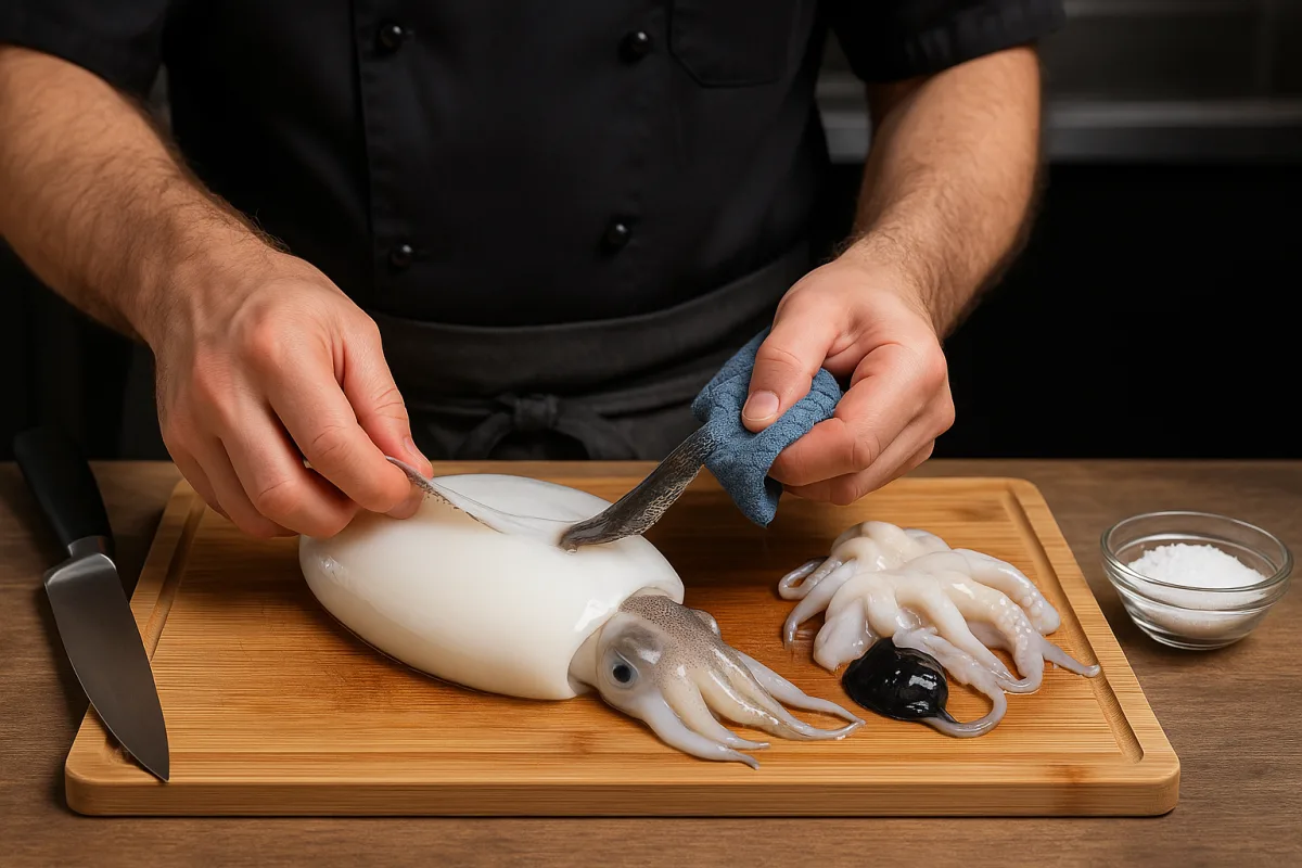 Come si pulisce correttamente la seppia prima di cucinarla? Tre trucchi da chef fanno la differenza