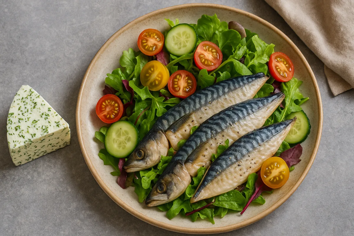 Primo sale alle erbe con insalata di sgombro: una combinazione nutriente e saporita