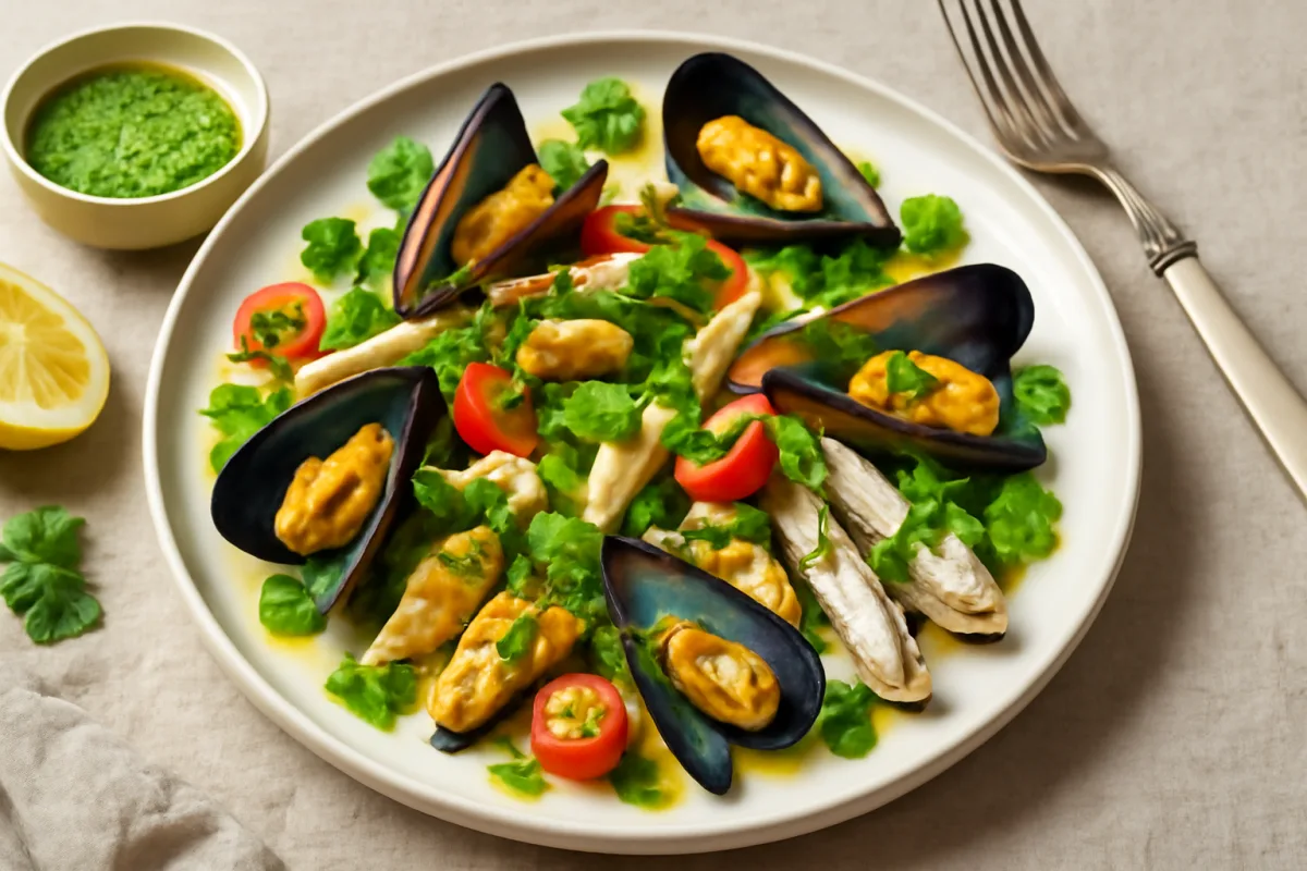 Insalata tiepida di cozze e cannelli: il condimento fresco che la rinnova ogni volta