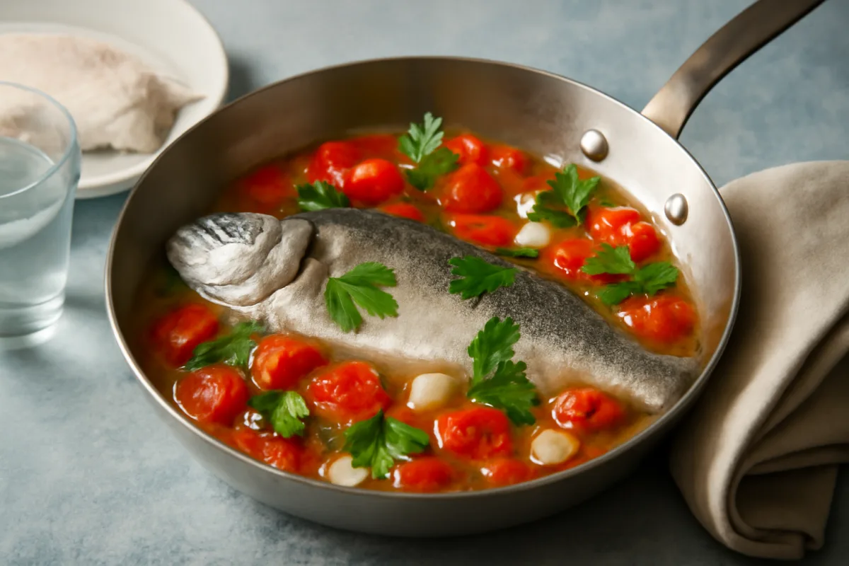 Acqua pazza: la cottura facile che mantiene leggere tutte le proprietà del pesce