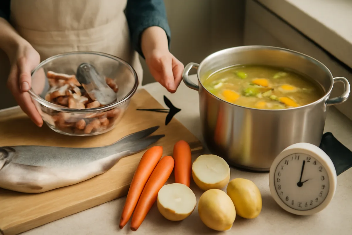 Come fare il fumetto di pesce senza sprechi? Ingredienti e tempistiche ideali