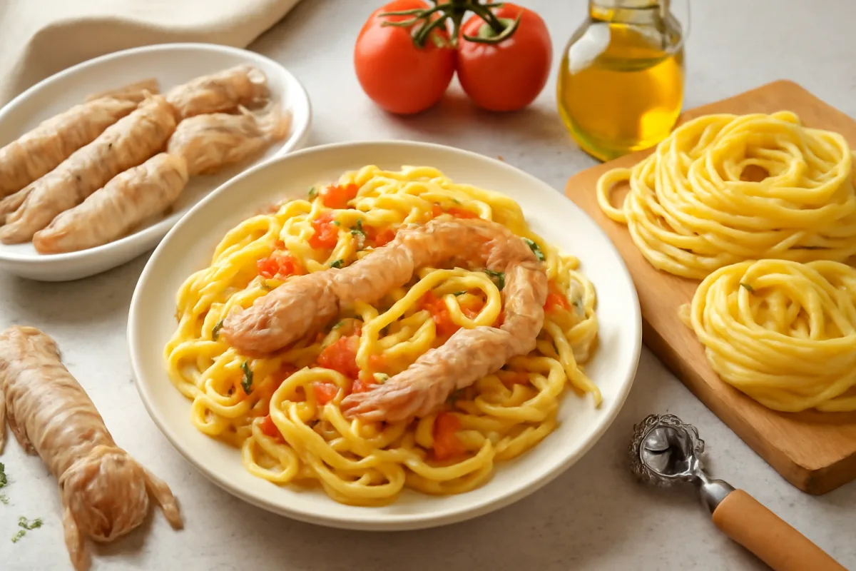 Tagliatelle alle canocchie: la scelta della pasta fresca fa davvero la differenza