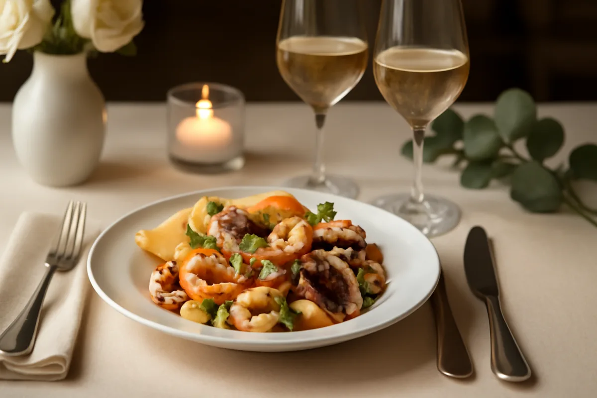 Come presentare l’insalata di mare per una cena elegante? Idee decorative semplici