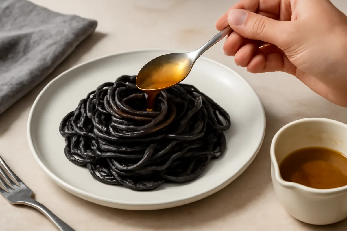 Pasta al nero di seppia: come evitare che il piatto si asciughi troppo